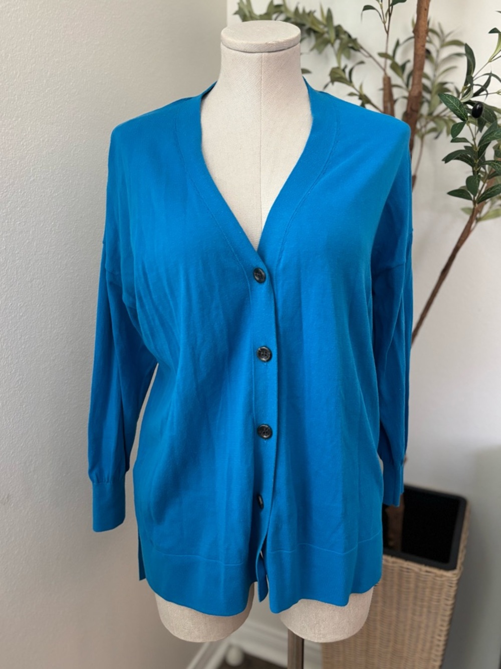 Ann Taylor  V-Neck Button Cardigan Sweater - Women